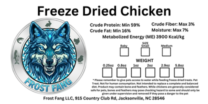 Freeze-Dried Whole Small Chicken Treats