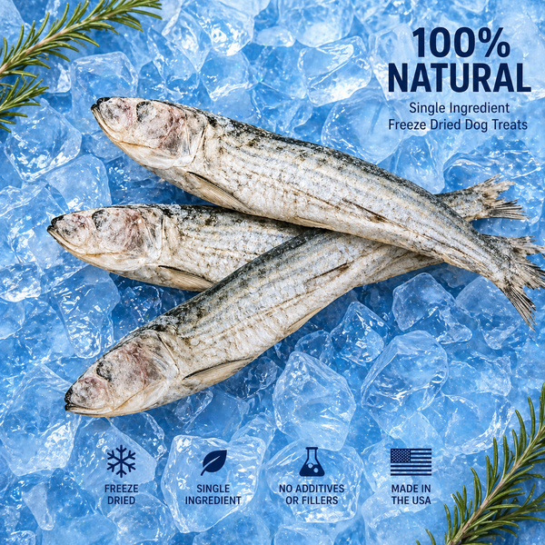 High-Protein Freeze Dried Sardine | Natural Single Ingredient Dog Treats