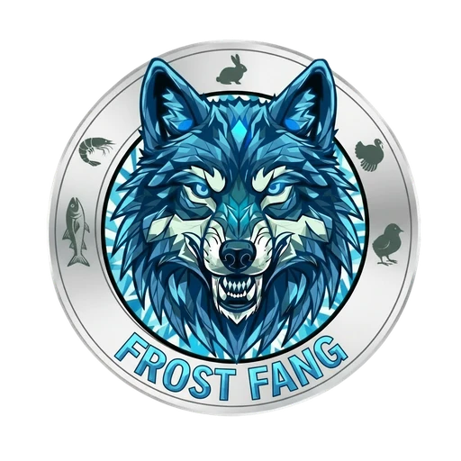 Frost Fang wolf logo